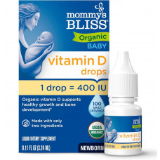Vitamin D cho bé Organic Drops Mommy's BLISS 3.24ml