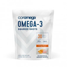 Dầu cá Coromega Omega-3 Orange Squeeze 120 gói/2.5gr
