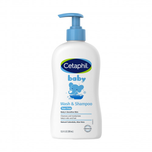 Sữa tắm gội 2in1 Cetaphil Baby Baby Wash & Shampoo 399ml