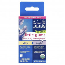 Gel bôi nướu Mommy's Bliss Organic Little Gums Soothing Massage Gel Day + Night 2 tuýp 15g