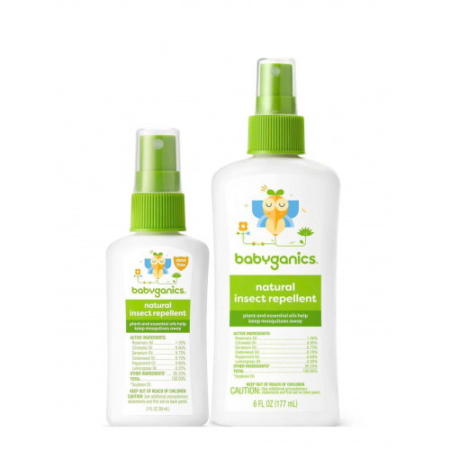 Xịt chống muỗi, côn trùng cắn Babyganics Natural Insect Repellent