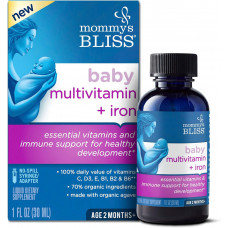 Bổ sung sắt Mommy's Bliss Baby Multivitamin + Iron 30ml