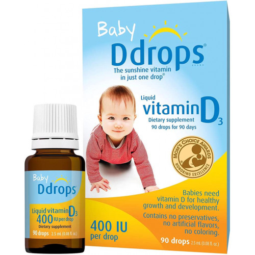 Ddrops Baby Liquid Vitamin D3 2.5ml
