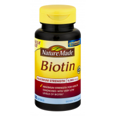 Vitamin cho tóc và móng Nature Made Biotin 5000mcg 120 viên 